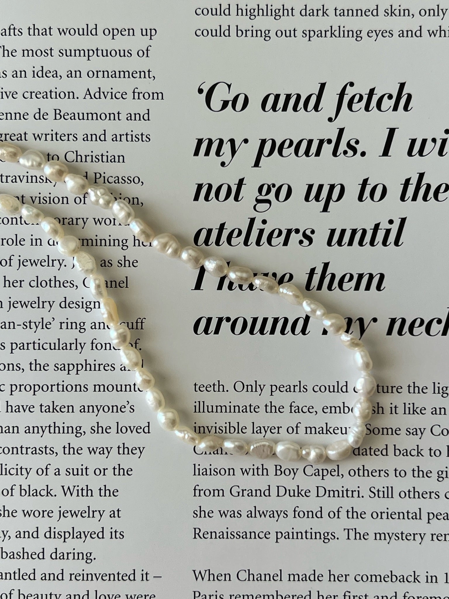 Capri Pearl Necklace